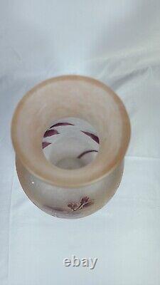 19th Century LEGRAS Large Art Cameo Glass Vase. Reduced By 20% Till 11/27