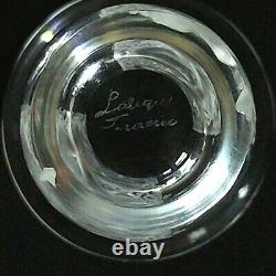 1 (One) LALIQUE ENFANTS Cameo Frosted Lead Crystal Shot Glass Signed