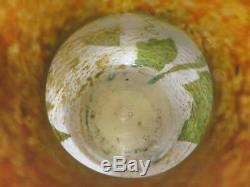 7-1/4Hx9W Authentic Daum & Nancy Water Pitcher Cameo plate de verre Glass Snail