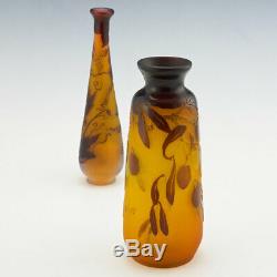 A Fine Galle Three Colour Cameo Vase c1900