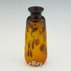 A Fine Galle Three Colour Cameo Vase c1900