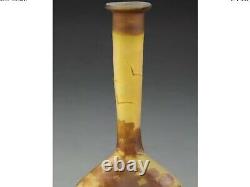 A Galle Cameo Glass Landscape Cabinet Vase. Circa 1910. 6 3/4