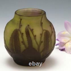 A Galle Cameo Glass Vase c1910