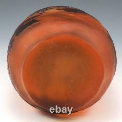 A Galle Three Colour Cameo Glass Vase c1920