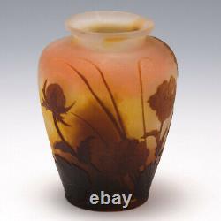 A Miniature Galle Cameo Glass Vase c1910