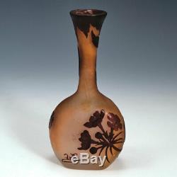 A Small Galle Cameo Glass Vase c1900