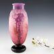 A Tall Schneider Eglantines Glass Vase 1927-28