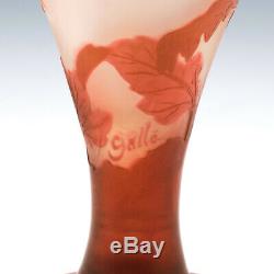 An Emile Galle Cameo Vase c1900