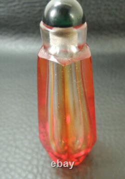 Antique Cameo Glass Art Deco Snuff Perfume Bottle