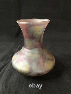 Antique small Cameo glass vase. What a beauty. Gallee