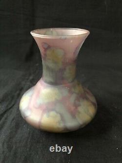 Antique small Cameo glass vase. What a beauty. Gallee