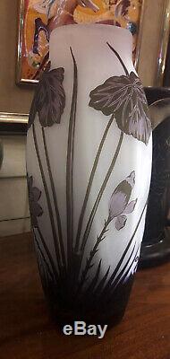 Arsall French Cameo Glass Vase