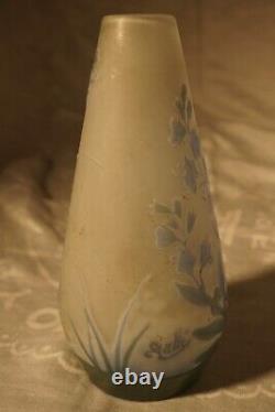 Art Nouveau Galle Cameo Art Glass Vase