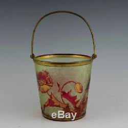 Baccarat Cameo Glass Jardiniere c1910