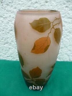 Cameo glass vase ARSALL -Germany signed-bargain item