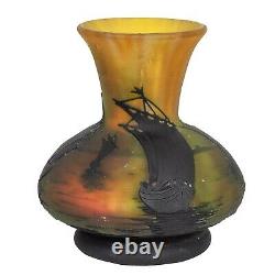 Daum Nancy Cameo Glass Vase