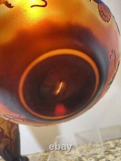Emile GALLE Signed Vase & Bowl MATCHING SET Art Nouveau Style CAMEO GLASS RARE