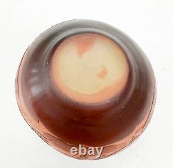 Emile Galle French Acid Etched 4 Layer Cameo Glass Lily Pad Miniature Vase c1890