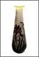 Emile Galle Original Large French Color Cameo Glass Vase Signed Antique Floral