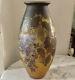 Emile Galle STYLE French Art Nouveau Cameo Glass Wisteria Large Vase