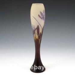Emile Galle Three Colour Cameo Glass Vase 1900-04