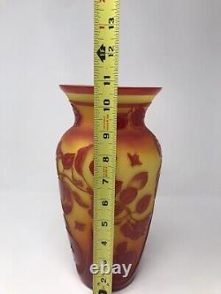 Fenton Art Glass Cameo DELICIOUS On Persimmon LIMITED Number 17 Of 50