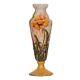 Fine Daum Nancy Acid Etched, Cameo and Enamel Glass Vase France, circa 1910