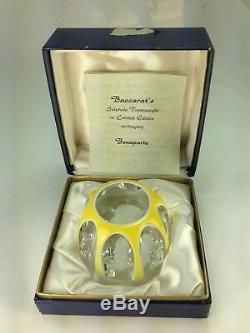 French 1974 Limited Edition Large Baccarat Napoleon Cameo Paperweight Boxed