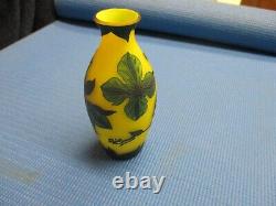 French Art Cameo Glass VAse By Richard
