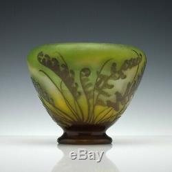 French Galle Cameo'Fougeres' Vase c1900