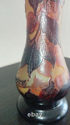 Galle Cameo Art Nouveau Vase