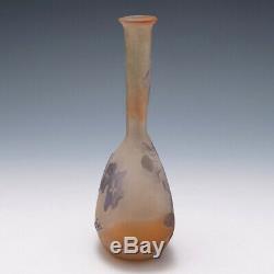 Galle Four Colour Cameo Hydrangeas Vase c1910