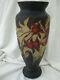 Galle French Flowers Cameo Art Glass Vase 14