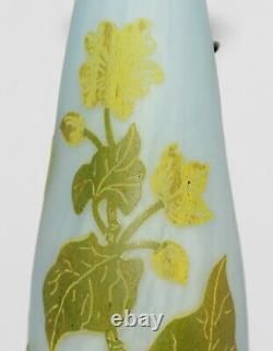 Galle Nancy Art Nouveau Dragonfly Cameo Replica Vase Luxury Art Glass Daum