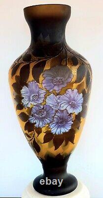 Galle Style Cameo Vase