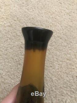Galle Tip Cameo Glass Vase