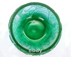 Gorgeous Kelsey Murphy/Robert Bom Kemp Green Sand Carved Bowl/Vase 7 x 6