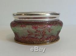 Honesdale Cameo Style Dresser / Powder Box, Sterling Silver Lid, c. 1900