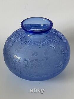 Important Kelsey Murphy Pilgrim Cameo Art Glass Vase Limited Edition Fenton