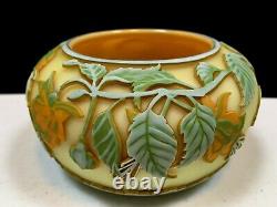 Kathleen Orme Floral Design Cameo Glass Bowl