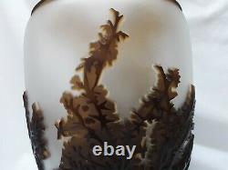 Kelsey Murphy Pilgrim Cameo Glass Sunset Giraffe 12 Vase Ltd Ed Signed/Dated