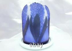 Kelsey Murphy / Pilgrim Hyacinth Cameo Sand Carved Fairy Lamp/Light/Luminary