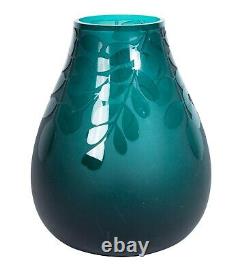Ken Benson LS Cameo Art Glass Vase