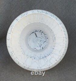 Kosta Boda Crackle Cameo Art Glass Ulrica Hydman-vallien Lotus Vase 48802 Mint