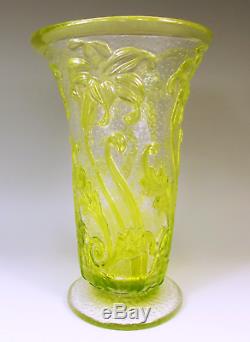Large Art Deco Thomas Webb Fleur Cameo Stourbridge Glass Vase
