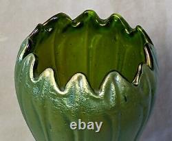 Loetz Neptun 11 Iridescent Art Nouveau / Deco Bohemian Glass Vase No Reserve