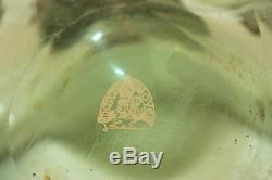 Mont Joye Legras Cameo Ice Chipped Vase/bowl Unusual Form