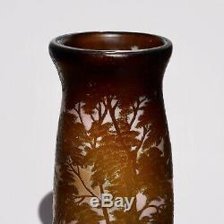 Monumental Loetz Richard Art Nouveau Cameo Glass Vase