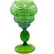 Nailsea Glass Compote Vase Cameo Jenny Lind Italian