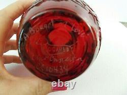 Pilgrim Cameo Glass by Chris Carpenter Bouquet of Love 2 layers 4 shades OOAK